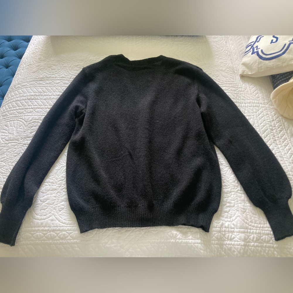 Maus and Hoffman Lemmermayer 100% alpaca cardigan. Black, size 46 - Picture 3 of 5